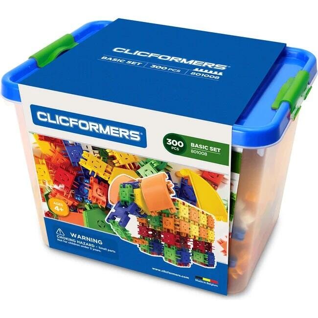 Clicformers Basic Set, 300 Count Tub 2040369